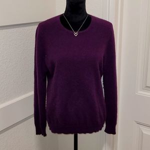 Eggplant 🍆 Cashmere Sweater